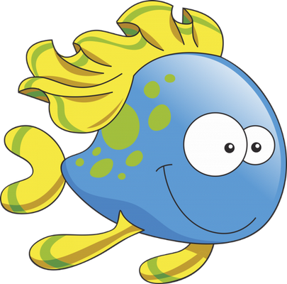 poisson - faune aquatique - animaux - smiley émoticône émoji cartoon clipart illustration - artémotic