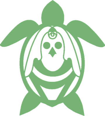 tortue marine - faune aquatique - animaux - smiley émoticône émoji cartoon clipart illustration - artémotic