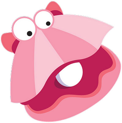 bivalve - faune aquatique - animaux - smiley émoticône émoji cartoon clipart illustration - artémotic