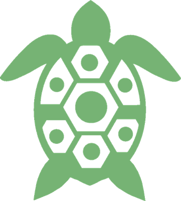 tortue marine - faune aquatique - animaux - smiley émoticône émoji cartoon clipart illustration - artémotic