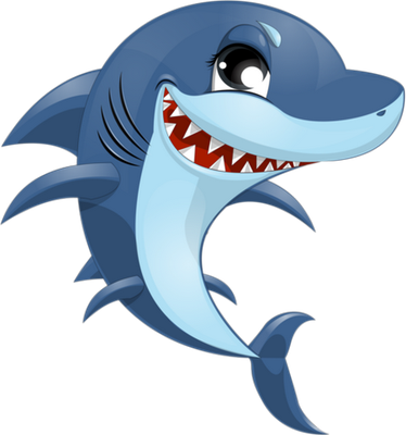 requin - faune aquatique - animaux - smiley émoticône émoji cartoon clipart illustration - artémotic