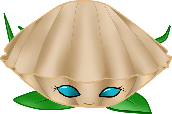 bivalve - faune aquatique - animaux - smiley émoticône émoji cartoon clipart illustration - artémotic