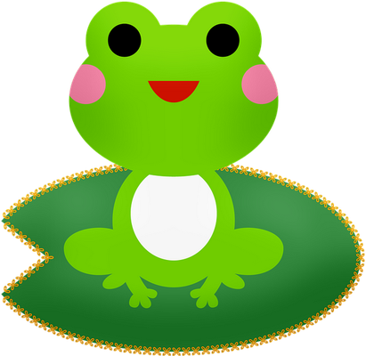 grenouille - faune aquatique - animaux - smiley émoticône émoji cartoon clipart illustration - artémotic
