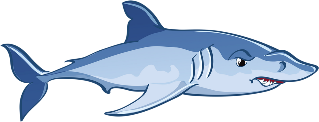 requin - faune aquatique - animaux - smiley émoticône émoji cartoon clipart illustration - artémotic