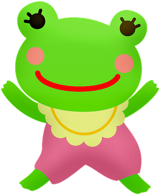 grenouille - faune aquatique - animaux - smiley émoticône émoji cartoon clipart illustration - artémotic