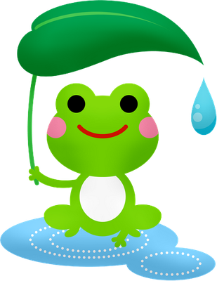 grenouille - faune aquatique - animaux - smiley émoticône émoji cartoon clipart illustration - artémotic