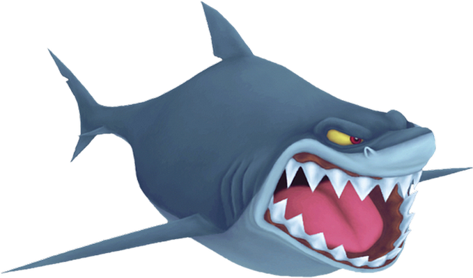 requin - faune aquatique - animaux - smiley émoticône émoji cartoon clipart illustration - artémotic