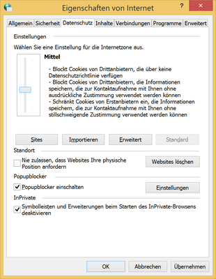 Windows 8.1. Mittel