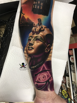 egypt tattoo color