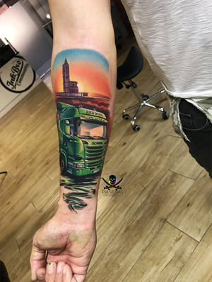 trucktattoo lkw camion scania