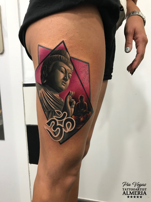 buddha tattoo farbe