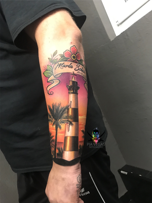 lighthouse faro tattoo