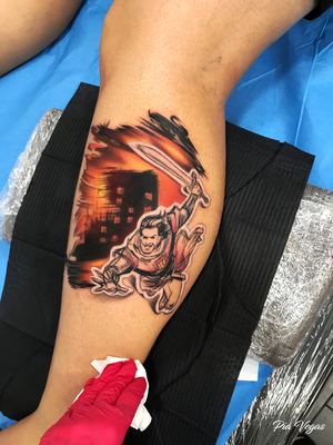 Capitan trueno captain thunder tattoo