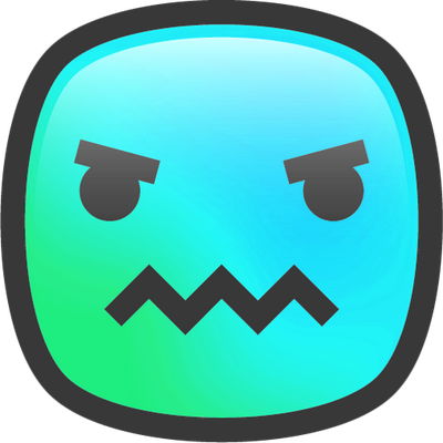 smiley carré - émoji - émoticônes - smiley émoticône émoji cartoon clipart illustration - artémotic