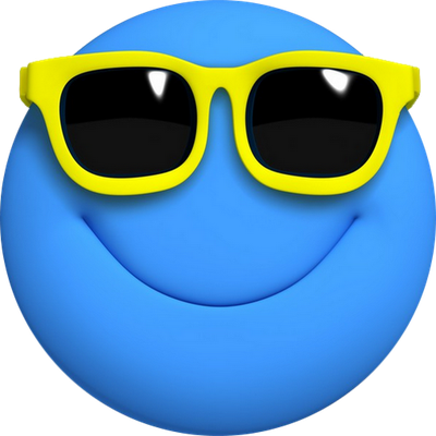 smiley rond - émoji - émoticônes - smiley émoticône émoji cartoon clipart illustration - artémotic