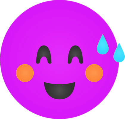 smiley rond - émoji - émoticônes - smiley émoticône émoji cartoon clipart illustration - artémotic