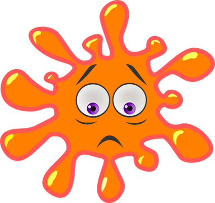 tache - émoticônes - smiley émoticône émoji cartoon clipart illustration - artémotic