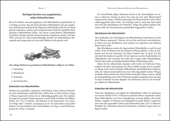 Die Grundregeln der Methusalem-Ernährung, Leseprobe: Seiten 174-175, © ANEWIS Verlag