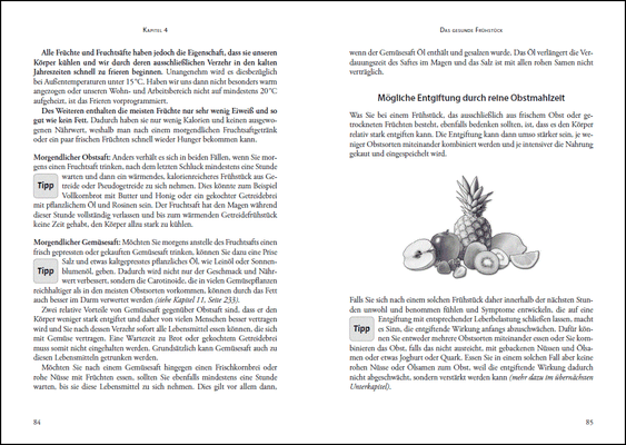 Die Grundregeln der Methusalem-Ernährung, Leseprobe: Seiten 84-85, © ANEWIS Verlag