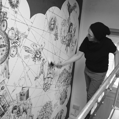 What_planet_are_you_from_2016__Rauminstallation__Art_Hostel_ESA_Leeds_England__copyright Wassermann