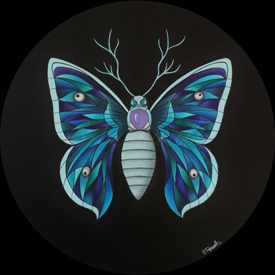 "Bluetterfly" (diam. 50 cm) 2023