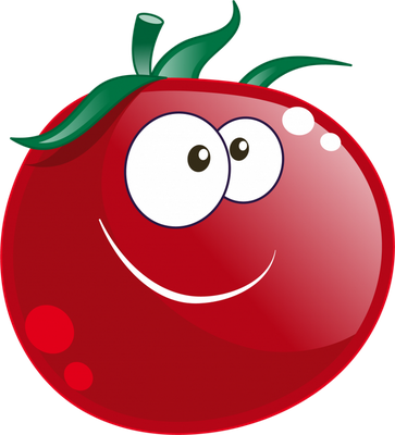 tomate - légume - alimentation - smiley émoticône émoji cartoon clipart illustration - artémotic