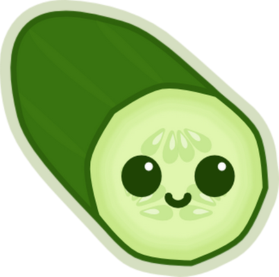 concombre - légume - alimentation - smiley émoticône émoji cartoon clipart illustration - artémotic