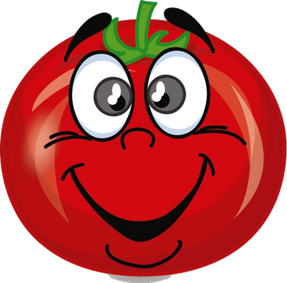 tomate - légume - alimentation - smiley émoticône émoji cartoon clipart illustration - artémotic