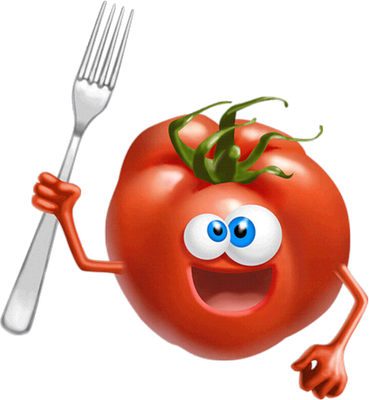 tomate - légume - alimentation - smiley émoticône émoji cartoon clipart illustration - artémotic