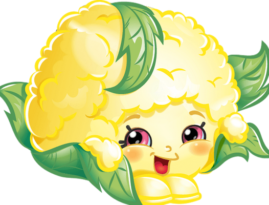 chou-fleur - légume - alimentation - smiley émoticône émoji cartoon clipart illustration - artémotic