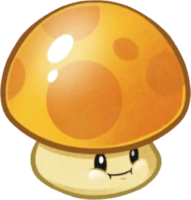 champignon [Plants vs Zombies] - légume - alimentation - smiley émoticône émoji cartoon clipart illustration - artémotic