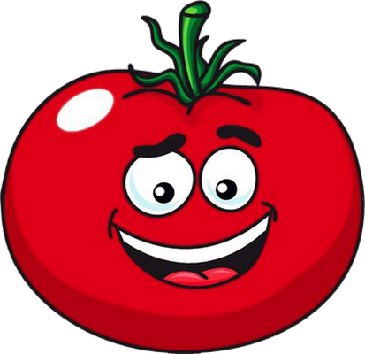 tomate - légume - alimentation - smiley émoticône émoji cartoon clipart illustration - artémotic