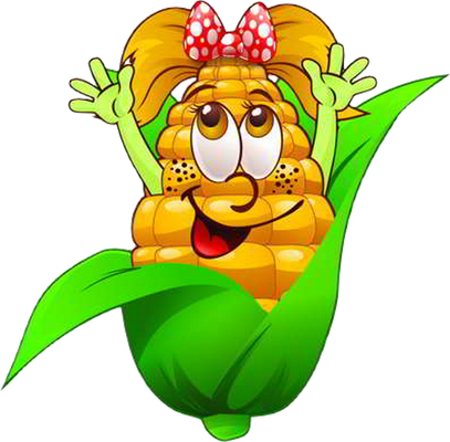 maïs - légume - alimentation - smiley émoticône émoji cartoon clipart illustration - artémotic