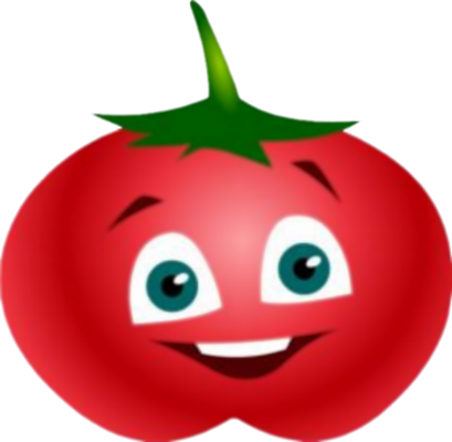 tomate - légume - alimentation - smiley émoticône émoji cartoon clipart illustration - artémotic