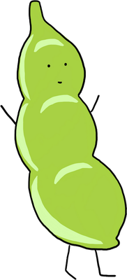 petit pois - légume - alimentation - smiley émoticône émoji cartoon clipart illustration - artémotic