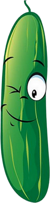 concombre - légume - alimentation - smiley émoticône émoji cartoon clipart illustration - artémotic