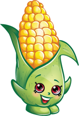 maïs - légume - alimentation - smiley émoticône émoji cartoon clipart illustration - artémotic