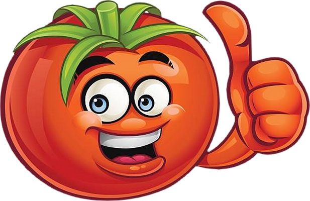 tomate - légume - alimentation - smiley émoticône émoji cartoon clipart illustration - artémotic