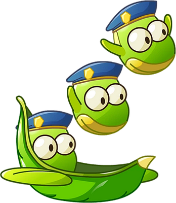 petit pois - légume - alimentation - smiley émoticône émoji cartoon clipart illustration - artémotic