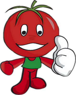 tomate - légume - alimentation - smiley émoticône émoji cartoon clipart illustration - artémotic