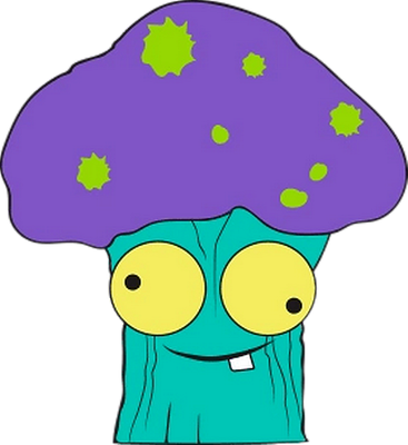 légume [The Grossery Gang] - alimentation - smiley émoticône émoji cartoon clipart illustration - artémotic