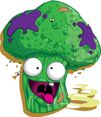 légume [The Grossery Gang] - alimentation - smiley émoticône émoji cartoon clipart illustration - artémotic