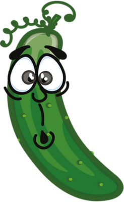 concombre - légume - alimentation - smiley émoticône émoji cartoon clipart illustration - artémotic