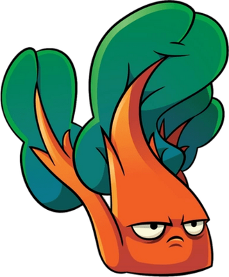 légume [Plants vs Zombies] - alimentation - smiley émoticône émoji cartoon clipart illustration - artémotic