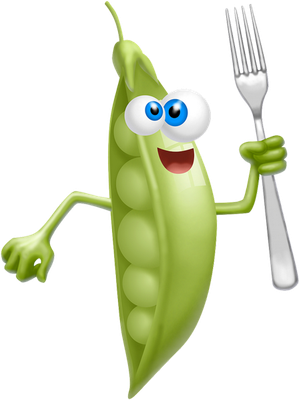 petit pois - légume - alimentation - smiley émoticône émoji cartoon clipart illustration - artémotic