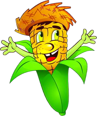 maïs - légume - alimentation - smiley émoticône émoji cartoon clipart illustration - artémotic