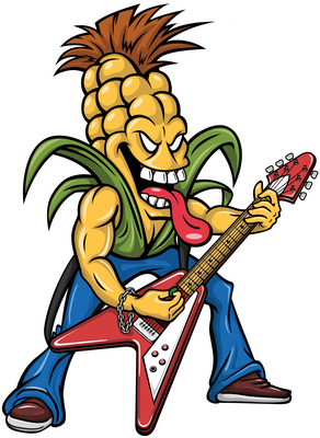 maïs - légume - alimentation - smiley émoticône émoji cartoon clipart illustration - artémotic