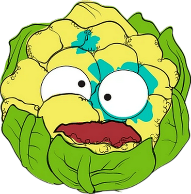 légume [The Grossery Gang] - alimentation - smiley émoticône émoji cartoon clipart illustration - artémotic