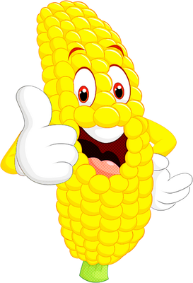 maïs - légume - alimentation - smiley émoticône émoji cartoon clipart illustration - artémotic
