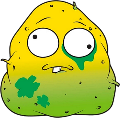 légume [The Grossery Gang] - alimentation - smiley émoticône émoji cartoon clipart illustration - artémotic